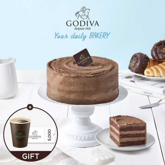 고디바 [고디바 베이커리] 초콜릿 레이어 케이크, 고디바 베이커리 초콜릿 레이어 케이크, 1개