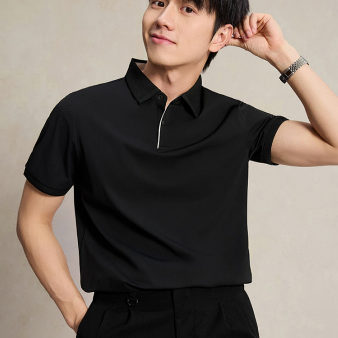 코엑티 남성 여름 아이스 퀵드라이 카라 반팔티