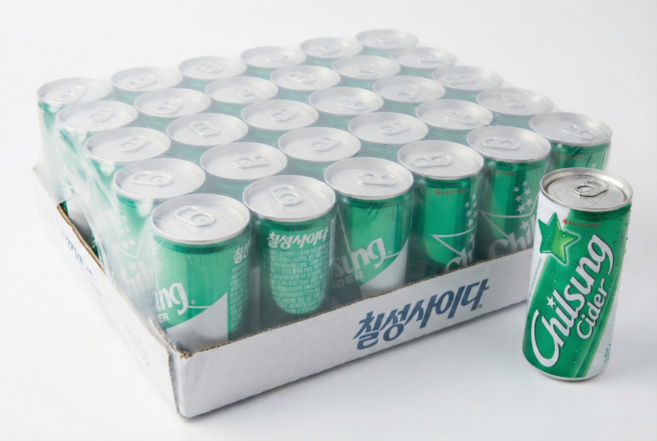 롯데 칠성사이다 캔, 30개, 190ml