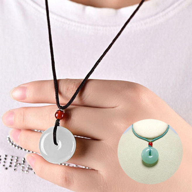 소원성취 재물복 금전운 불교 풍수 인테리어 소품 평안구 목걸이 2종 세트 A1661