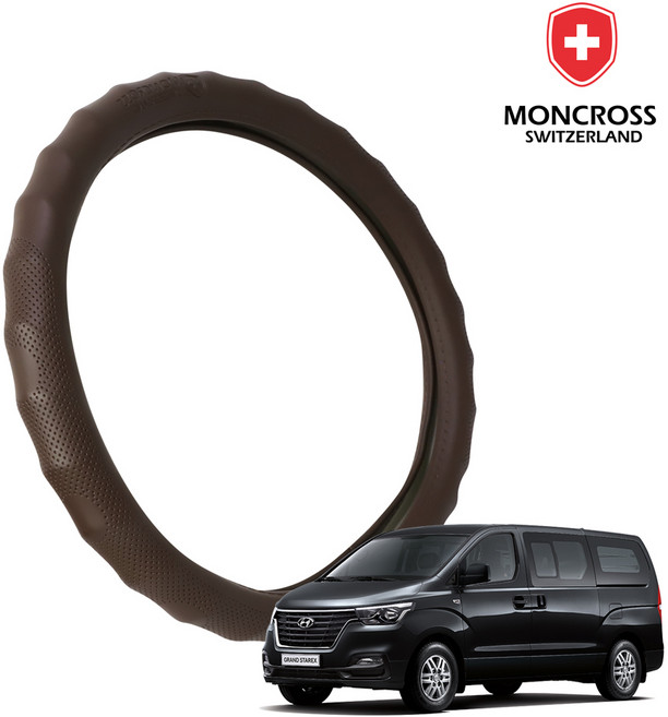 딜온 몽크로스 숨쉬는 메가그립 타공 프리미엄 핸들커버, 스타렉스 브라운