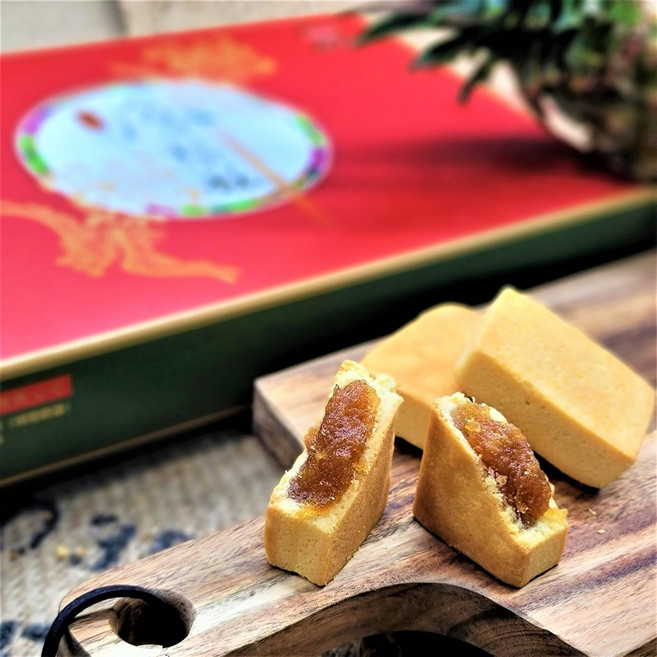 新復珍 傳統鳳梨酥 蛋奶素, 1個