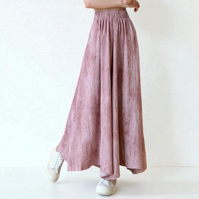 데일리바이블 여성 와이드 통 바지 시원한 바지 팬츠