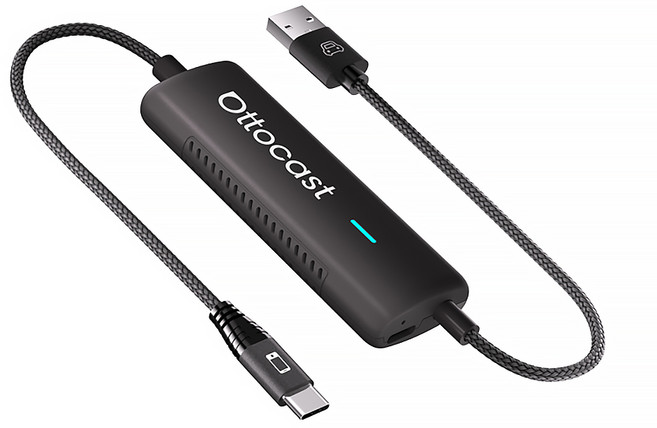 MirrorTouch 無線CarPlay 雙向螢幕鏡像 快速充電 支援98%車款, USB, ottocast投屏器