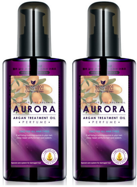 오로라 아르간 헤어에센스 140ml 1+1 헤어오일 퍼퓸, 1개