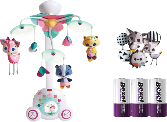 타이니러브모빌 메도우데이즈 컬러모빌 흑백인형세트 거치대 정품 아기, 2. 테일즈 흑백모빌+선물박스패키지, 1개