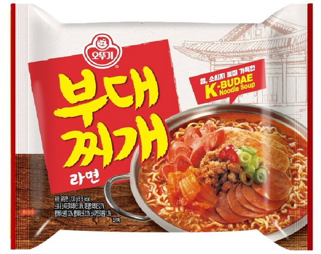 오뚜기 부대찌개라면 130g, 4개