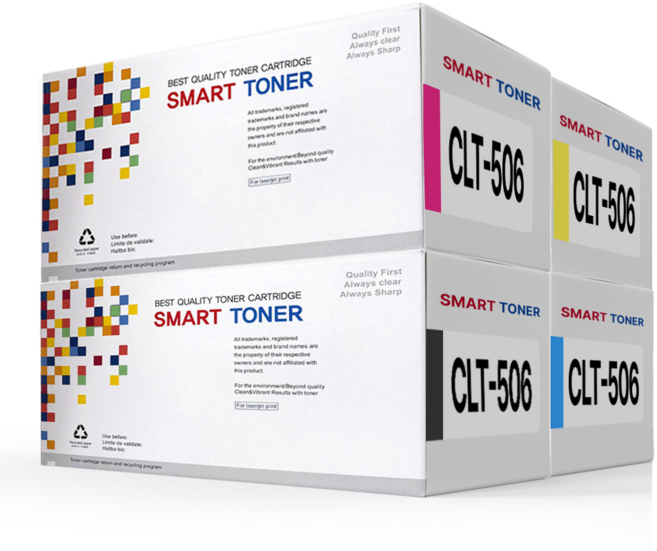 CLT-K506L 재생 토너 대용량 CLP-680 680DW 680ND CLX-6260 6260FD 6260FR 6260FW 6260ND 호환, 1개, 4색세트