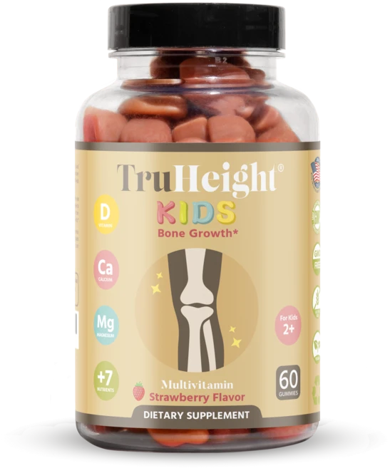 [본사] 트루하이트 키즈 본 그로스 유아 어린이 성장기 영양 제품 딸기맛 60구미, 1개, 60정 - 쿠팡