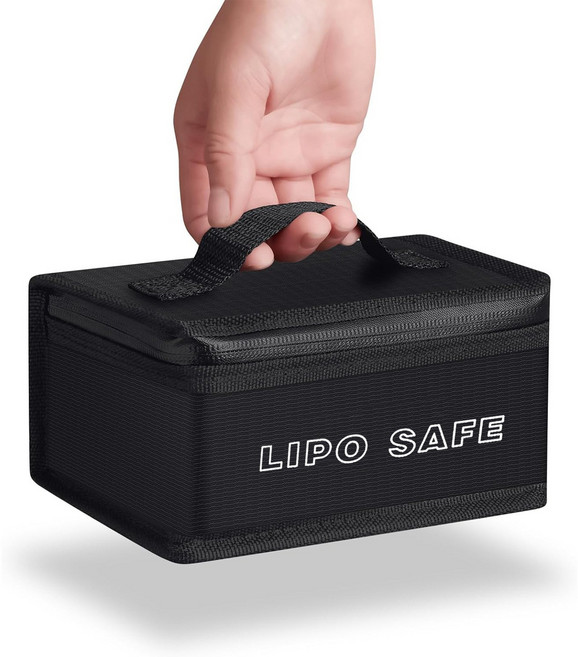 리포가드 방화재질 리튬 배터리 다기능 방폭 가방 안전백, 1개, 리포세이프소형(블랙)