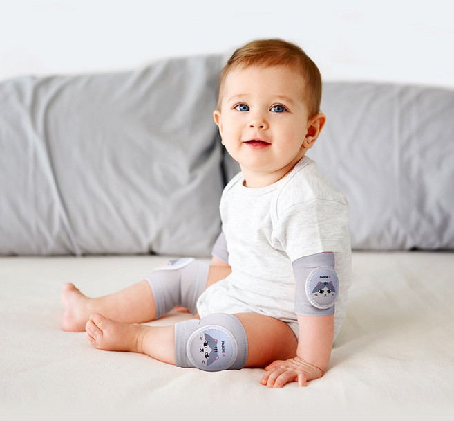 화베네 유아용 쿠션 보호대 세트, 1세트, 그레이