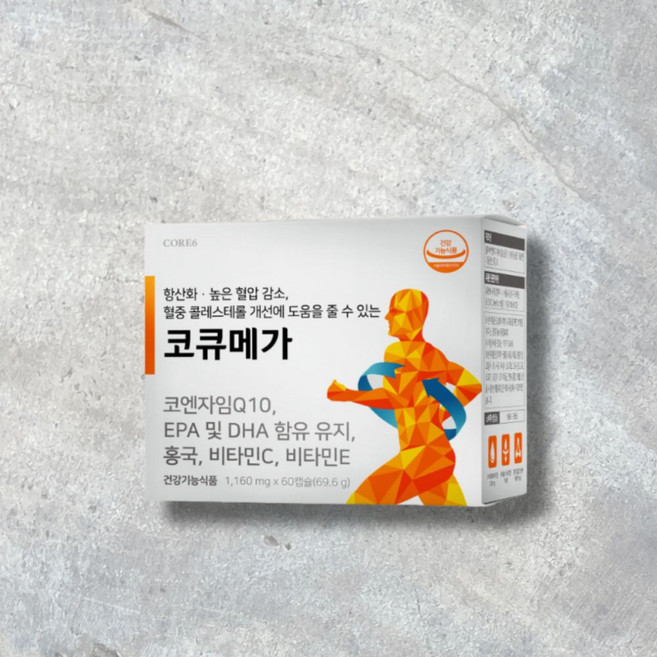크레논 코큐메가 혈행영양제 혈압영양제, 1개, 60정