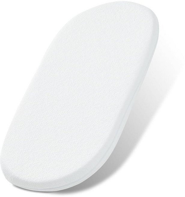 NeoBorn 아기 침대 매트리스 패드 81.3cm x 40.6cm(32인치 x 16인치) 양면 컴포트 젤 메모리 폼 매트리스 탈착식 통기성 소프트 텐셀 커버 포함 Dre