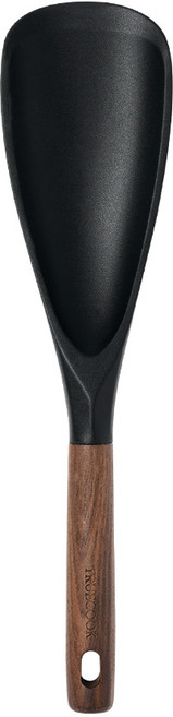트루쿡 북미산 월넛 실리콘 조리도구 멀티스푼, 1개, 블랙