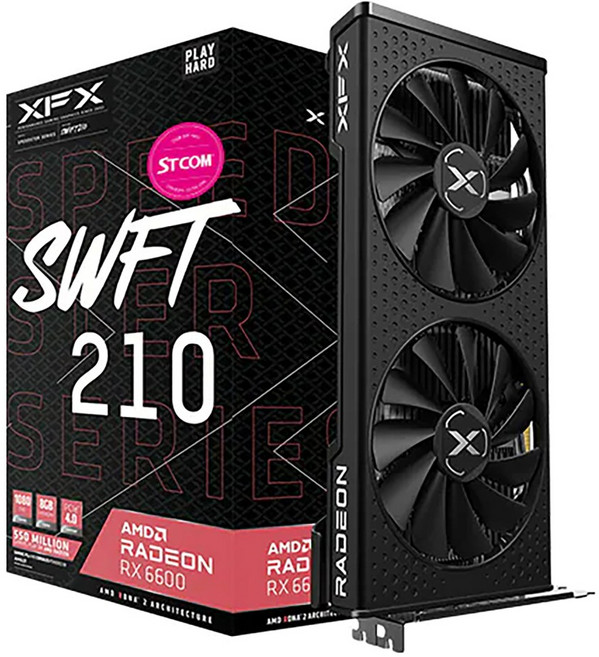 XFX 라데온 RX 9060 XT SWIFT DUAL OC D6 8GB