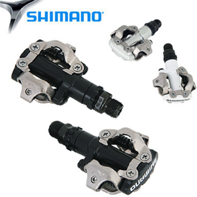 시마노 PD-M520 페달/MTB용 클리트 패달/SPD SM-SH51 클릿 포함/567g 블랙 실버/자전거 용품 부품, 시마노클릿페달, 1개