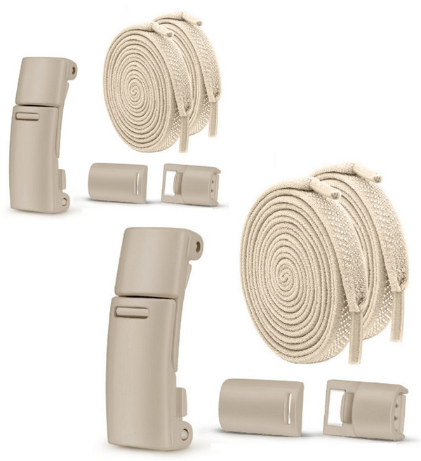 단비루리 7mm 자석 고무줄 신발끈 4p