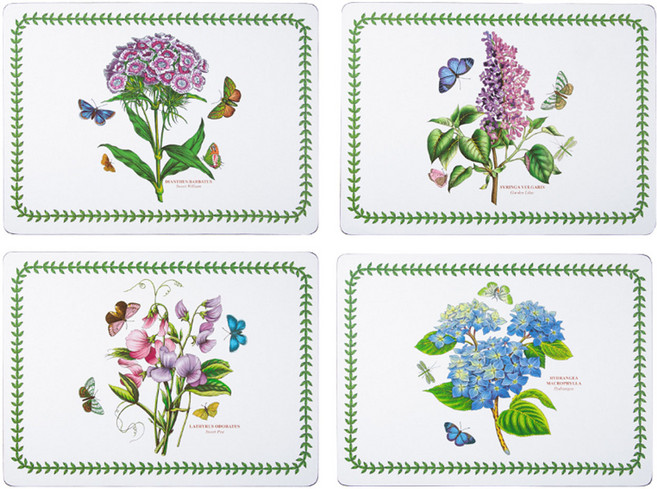 [포트메리온] 보타닉가든 식탁매트(대) HM형 40cm 4p D세트 코르크재질, 식탁매트(대)HM형 4p D세트