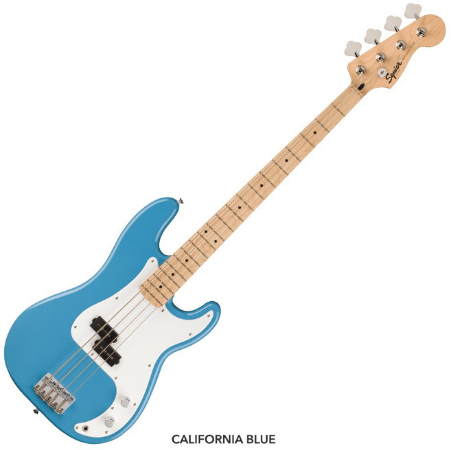 스콰이어 베이스기타 소닉 프레시전 SONIC PRECISION BASS 입문용 초보자용 연습용 구성품 FULL SET 증정, 1개, 캘리포니아 블루, 037-3902-526