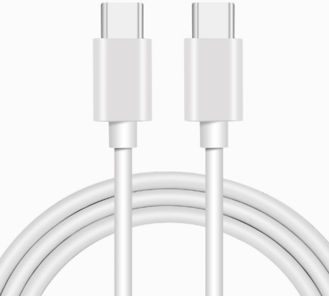 애플 아이폰15 프로 갤럭시 호환 USB C타입 to C 100W PD 고속충전 화이트 케이블 1m, 상세페이지 참조, 1개