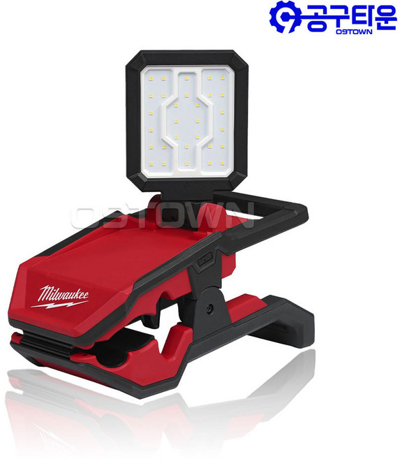 밀워키 M18 PAL2-0 충전 LED 회전 작업등 18V 본체 2000루멘 355x170도회전 랜턴, 1개