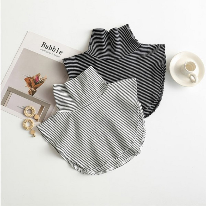 페이크 목폴라티 레이어드 넥워머