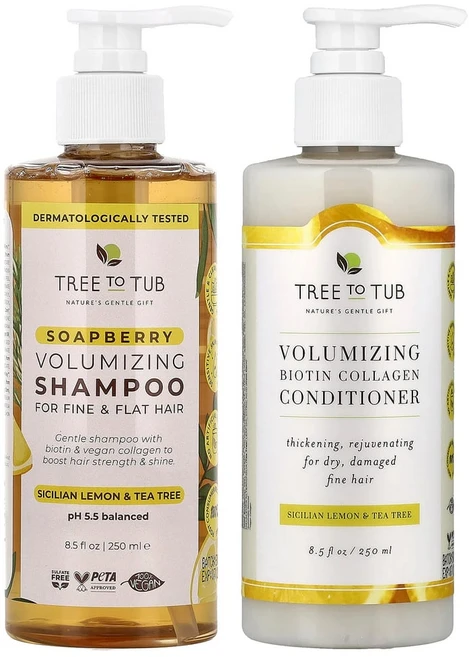 아이허브 비오틴 콜라겐 근육 강화 시칠리아 레몬 및 티트리 2개 세트 각 250ml(8.5fl oz), 1개 - 쿠팡