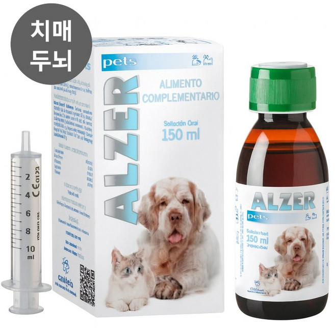 카탈리시스 알저 강아지 고양이 치매예방 인지기능 두뇌 액상 영양제 26년 07월 임박할인 52%, 1개