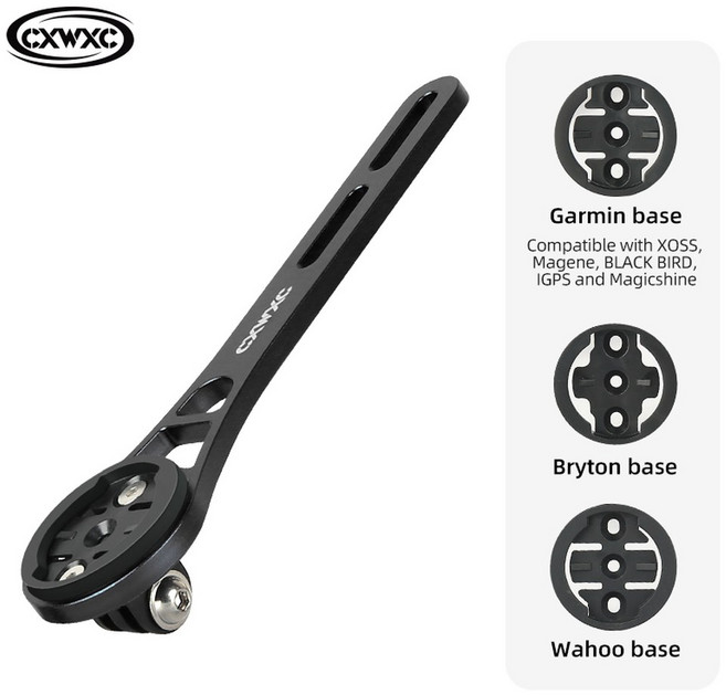 SL8/SL7 용 로고 없음 컴퓨터 홀더 스톱워치 마운트 Garmin Gopro Bryton Wahoo 알루미늄 합금 GPS 자전거, 01 for SL8 handlebar