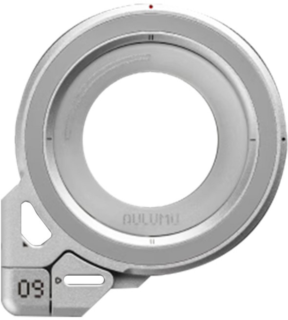 AULUMU 알루무 G09 맥세이프 양면 자석 스마트폰 거치대 핸드폰 링홀더 그립톡 360도 회전 가능 1개입/2개입, 실버