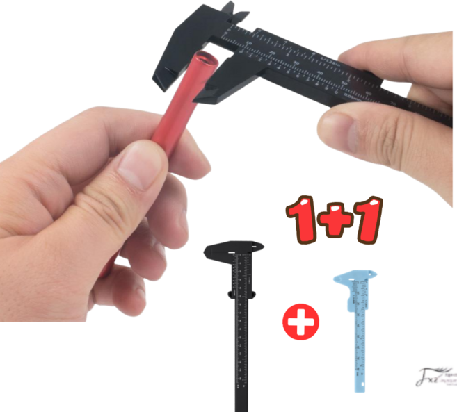 버니어 캘리퍼스 2종 세트 150mm 80mm 공예 DIY 측정도구, 1세트