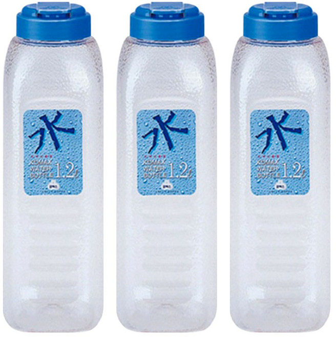 코멕스 물병 1.2L X 3개, 블루