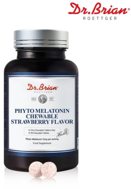 닥터브라이언 파이토 멜라토닌 5mg 츄어블 딸기맛 72g, 90정, 1개
