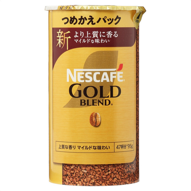 네스카페 골드 블렌드 레귤러 소류블 커피, 1개, 95g, 1개입