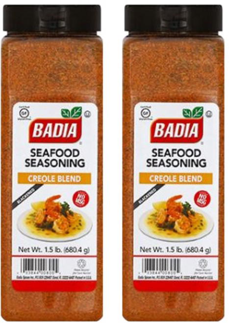 바디아 씨푸드 시즈닝 크레올레 블렌드, 680.4g, 2개