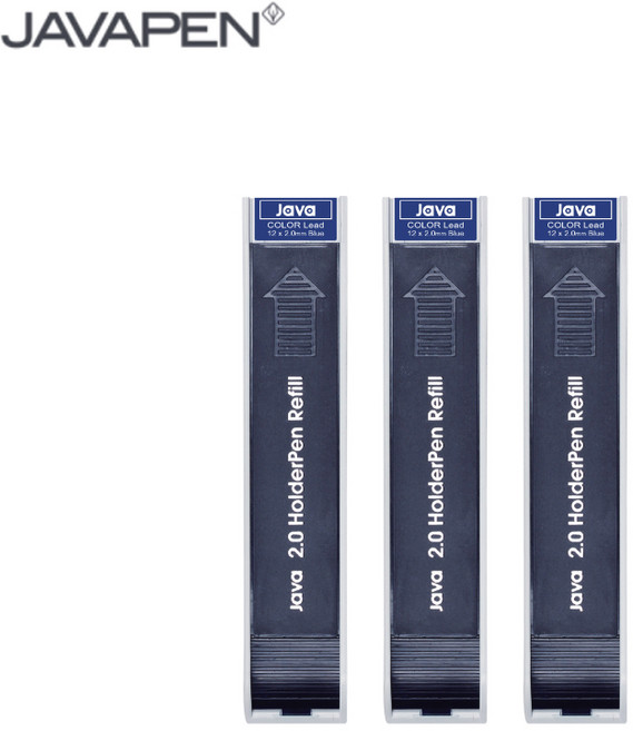 자바펜 홀더심 청색, 3개, 2mm