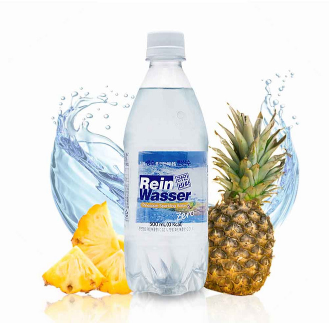 라인바싸 탄산수 파인애플 PET 500ml, 40개