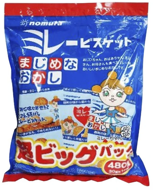 노무라 밀레 비스킷 대용량 16개입, 480g, 1개 - 쿠팡