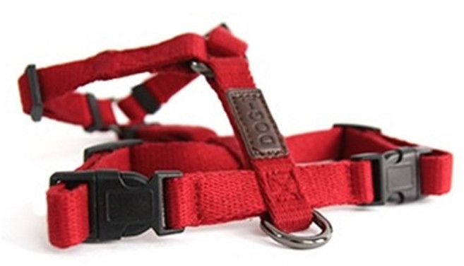 도그아이 강아지 캐시미어 H형 하네스 가슴줄, 1개