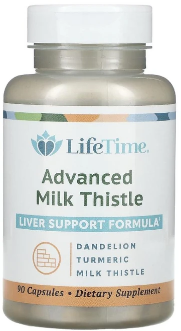 라이프타임 어드밴스드 밀크씨슬 Advanced Milk Thistle 캡슐 90정 - 쿠팡