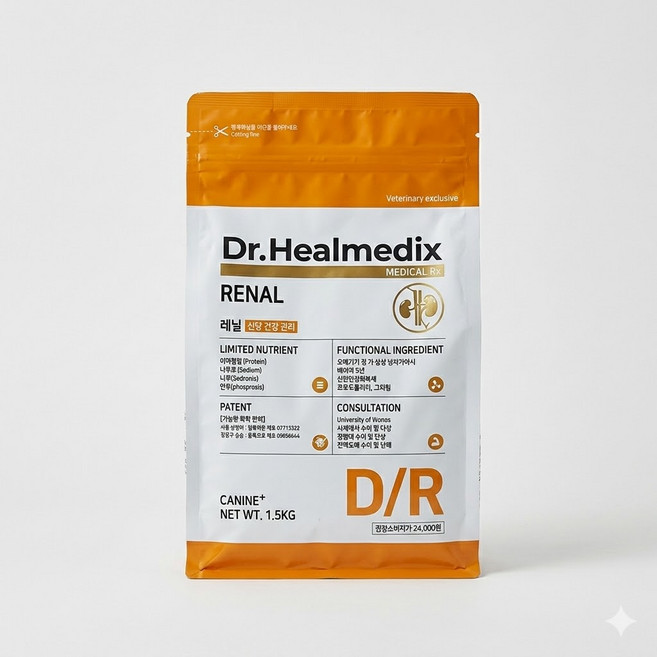 닥터힐메딕스 신장 건강 관리 D/R 레날 1.5kg, 1개, 계란