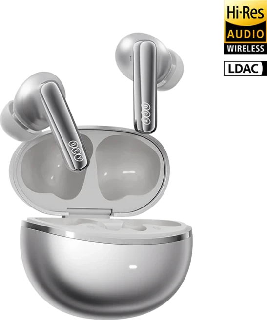 QCY 멜로버즈 N70 무선 블루투스 이어폰 러닝 운동용 LDAC, 티타늄