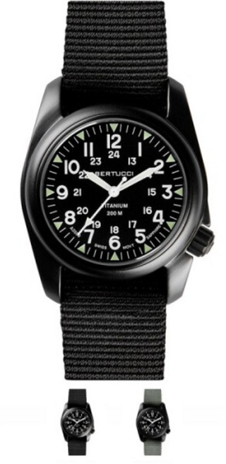 [베르투치(공식)] 베르투치 A-2T 빈티지 블랙 티타늄 필드워치 컬렉션