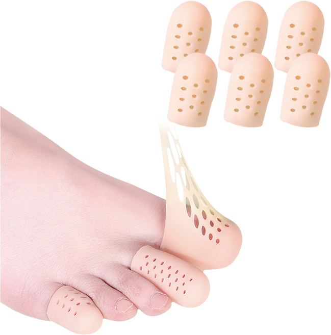 엔에스티 발가락 골무 보호캡, 6개