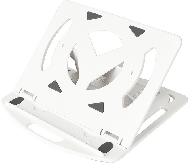 슈퍼인 노트북거치대 다기능 회전 7단조절 접이식 사무실 가정용, 화이트, 1개