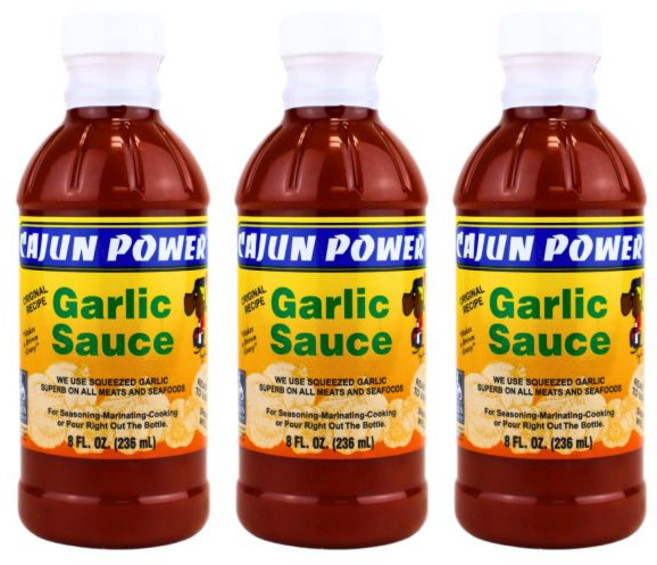 Cajun Power 소스 케이준 파워 마늘 정통 루이지애나 풍미 고급 요리 마리네이드 그릴링 딥핑에 완벽 1팩 매운