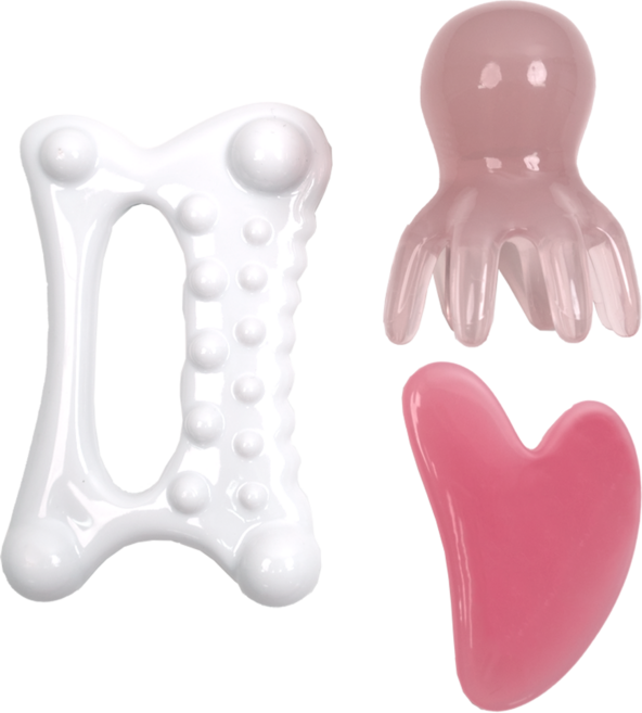 루나로즈 괄사 바디 페이스 두피 1+1+1