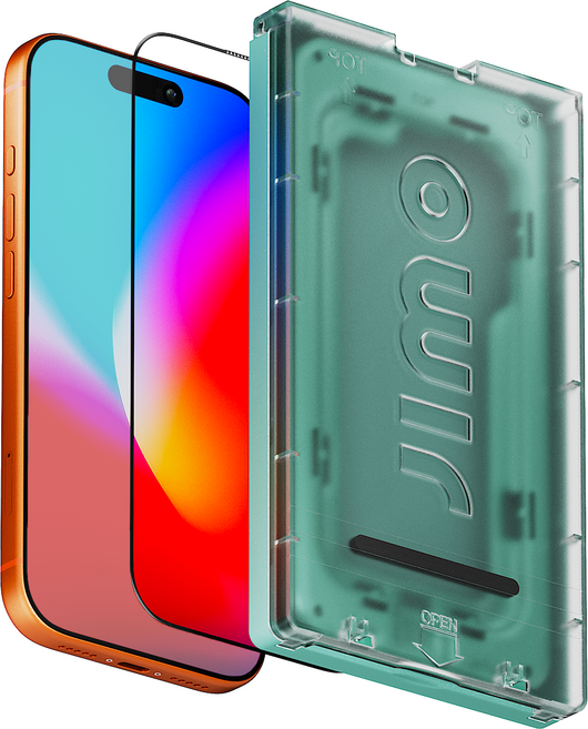 지모 아이폰 3D 커브드 이지 나노핏 프로 AR 고투과 저반사 강화유리 액정 보호필름, 1개