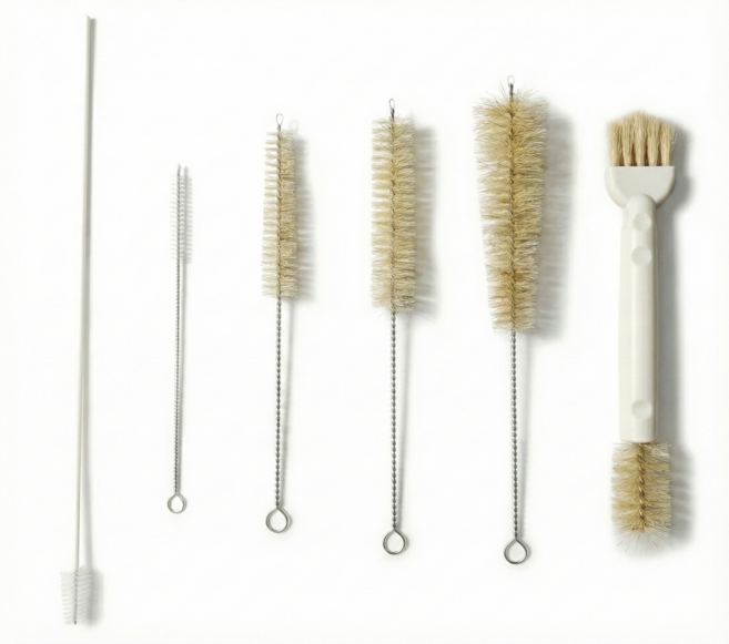 케이팡 세척솔 병솔 텀블러솔 틈새솔 빨대솔 6종세트, 1세트, 혼합색상