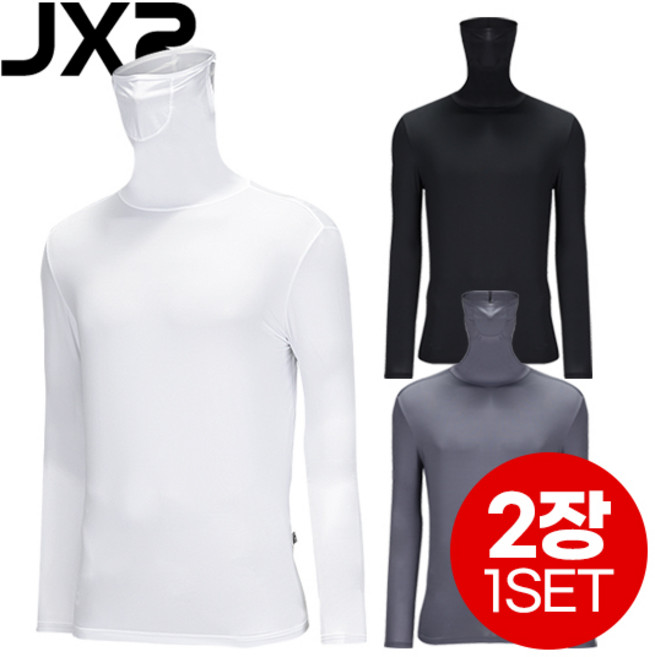 [2장-1세트UV차단]JXR 발란스 스킨 사계절 귀걸이 마스크 일체형 이너웨어-3종칼라